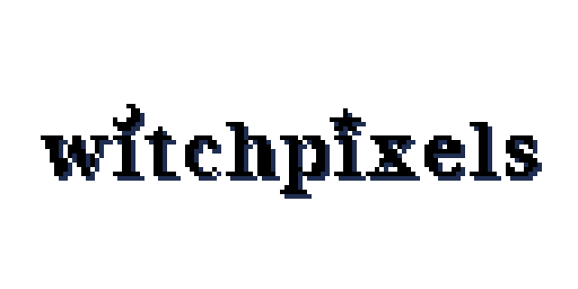 witch pixels' logo